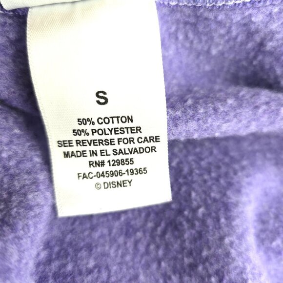 Vintage Disney World Parks Mickey Mouse Washed Purple Sweatshirt Women's Small - Picture 4 of 5
